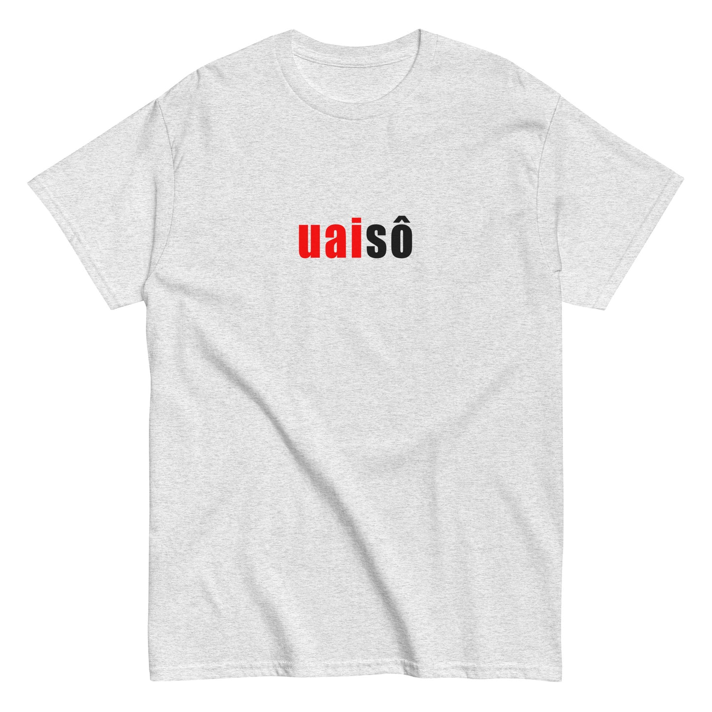 Uai Sô - Camiseta Clássica Masculina: Estilo Estruturado e Confortável