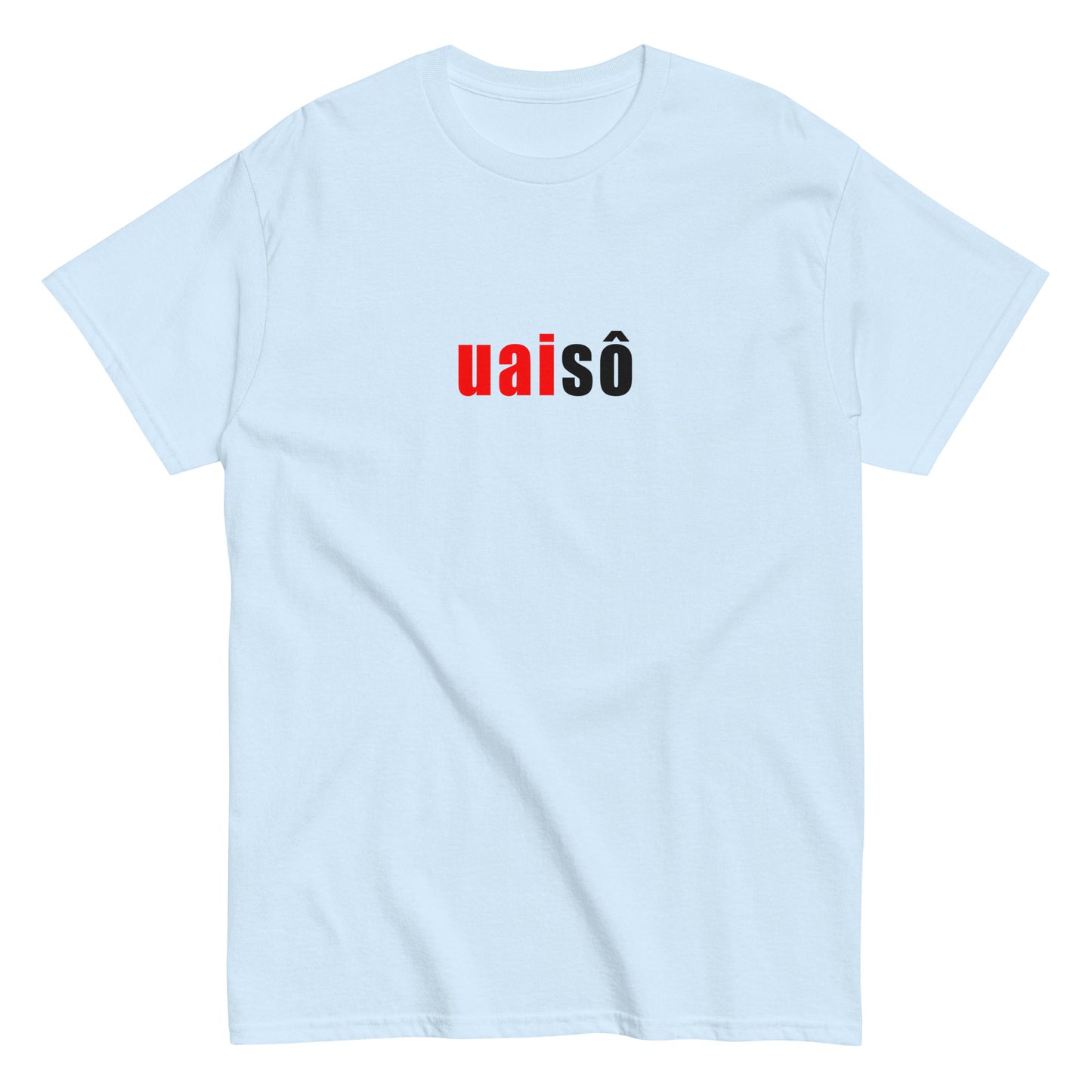 Uai Sô - Camiseta Clássica Masculina: Estilo Estruturado e Confortável