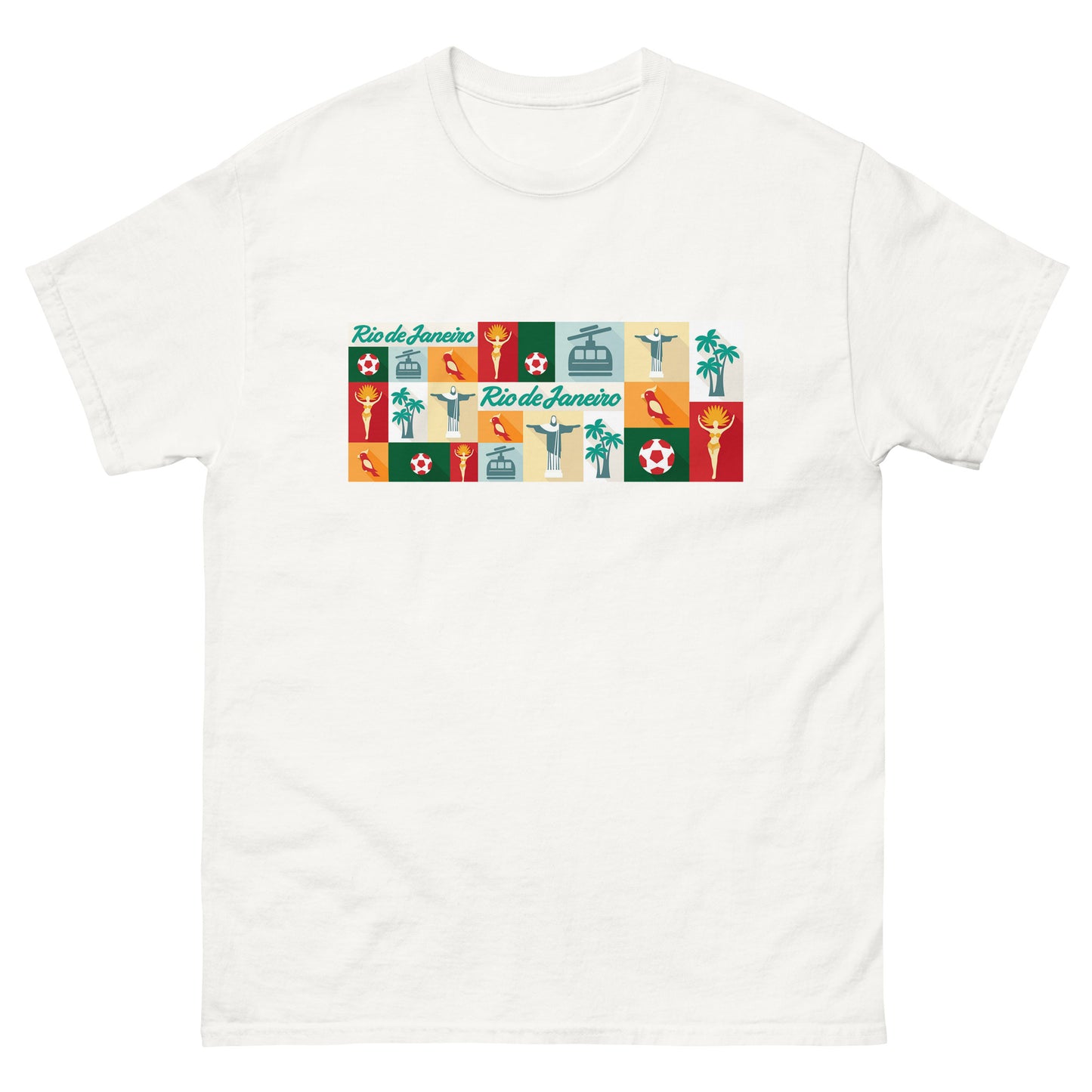 Vibe do Rio - Camiseta Clássica Masculina