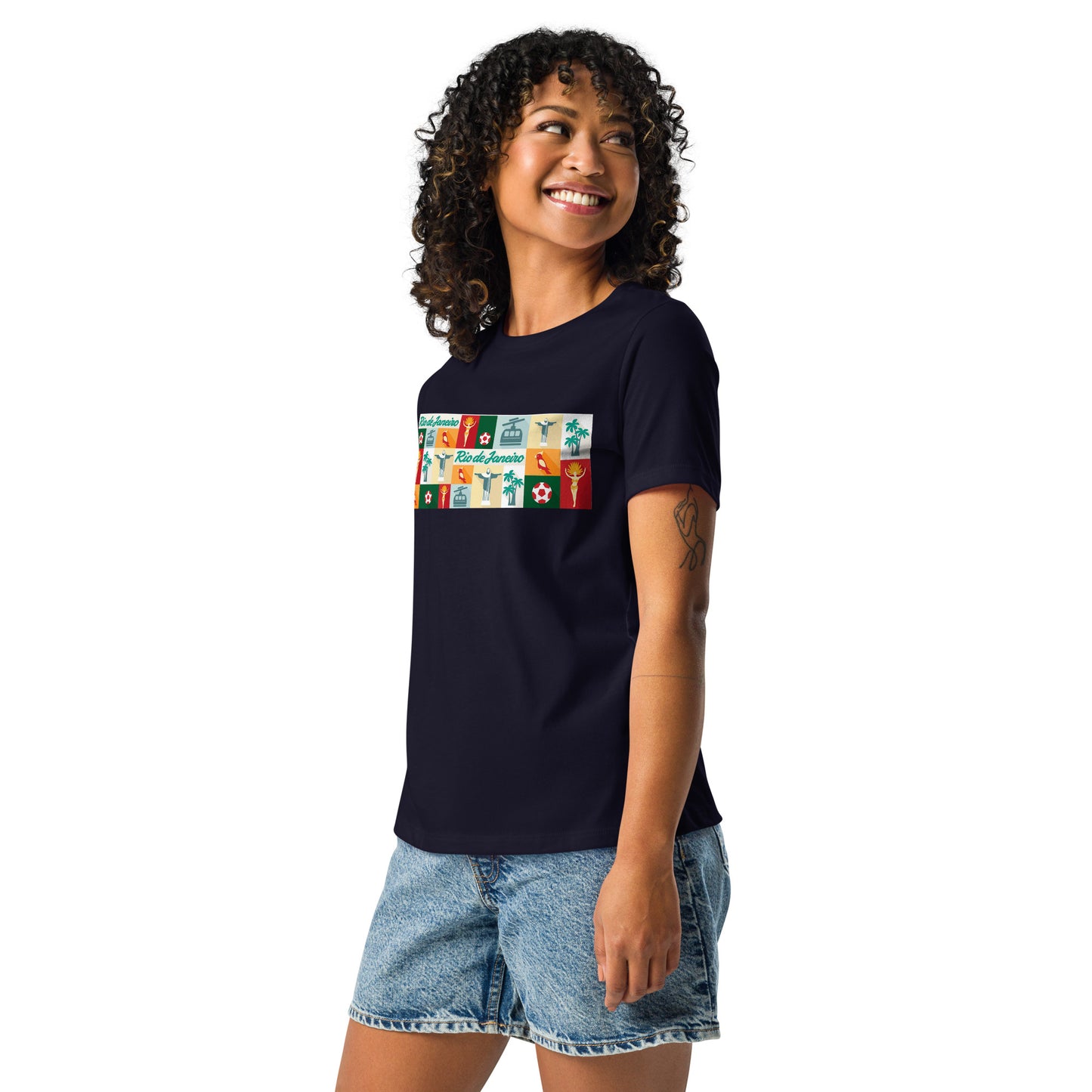 Camiseta Solta Feminina - Rio de Janeiro